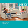 Угловой надувной диван INTEX 68575, 257×203×76 см
